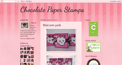 Desktop Screenshot of chocolatepaperstamps.blogspot.com