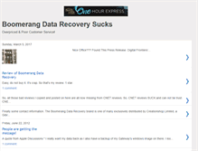 Tablet Screenshot of boomerangdatarecoverysucks.blogspot.com