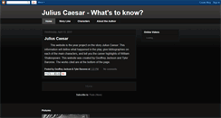 Desktop Screenshot of juliuscaesarsjohnson1.blogspot.com