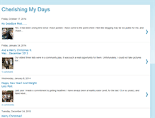 Tablet Screenshot of cherishingmydays.blogspot.com