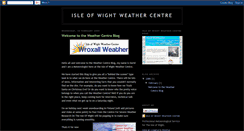 Desktop Screenshot of isleofwightweathercentre.blogspot.com