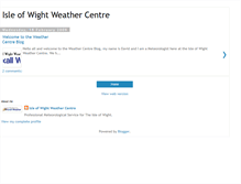 Tablet Screenshot of isleofwightweathercentre.blogspot.com