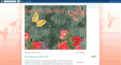 Desktop Screenshot of butterflyquilting.blogspot.com