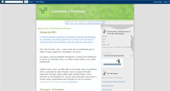 Desktop Screenshot of candidatoaprofessor.blogspot.com