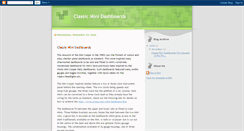 Desktop Screenshot of mini-dashboard.blogspot.com