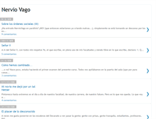 Tablet Screenshot of nerviovago.blogspot.com