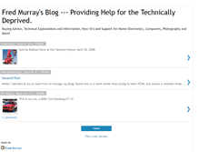 Tablet Screenshot of fredmurraysblog.blogspot.com