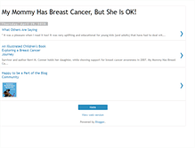 Tablet Screenshot of mymommyhasbreastcancer.blogspot.com