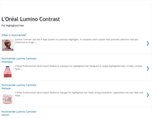 Tablet Screenshot of luminocontrast.blogspot.com