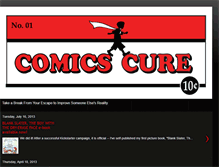 Tablet Screenshot of comicscure.blogspot.com