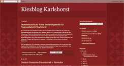 Desktop Screenshot of karlshorst.blogspot.com