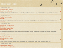 Tablet Screenshot of blogsfromexile.blogspot.com