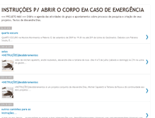 Tablet Screenshot of instrucoesparaabrirocorpo.blogspot.com