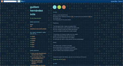 Desktop Screenshot of guillemhernandezsola.blogspot.com