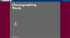 Desktop Screenshot of nycdancewriting.blogspot.com
