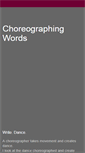 Mobile Screenshot of nycdancewriting.blogspot.com