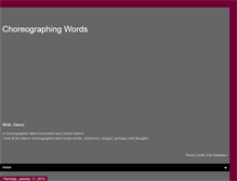 Tablet Screenshot of nycdancewriting.blogspot.com