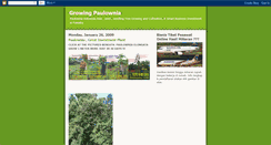 Desktop Screenshot of growingpaulownia.blogspot.com