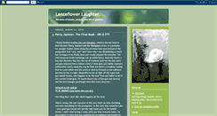 Desktop Screenshot of lanceflowerlaughter.blogspot.com