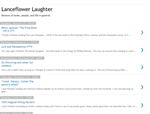 Tablet Screenshot of lanceflowerlaughter.blogspot.com