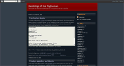 Desktop Screenshot of iamtheengineman.blogspot.com