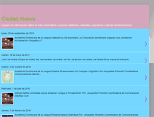 Tablet Screenshot of ciudadnueva09.blogspot.com