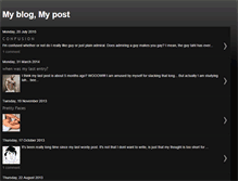Tablet Screenshot of myblogmypostalex.blogspot.com