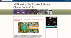 Desktop Screenshot of millionairecityplayer.blogspot.com