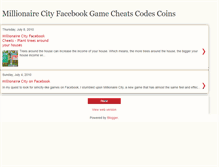 Tablet Screenshot of millionairecityplayer.blogspot.com