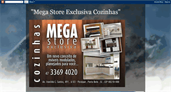 Desktop Screenshot of megastoreexclusivacozinhas.blogspot.com