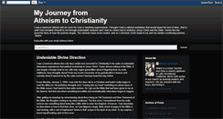 Desktop Screenshot of fromatheismtochristianity.blogspot.com