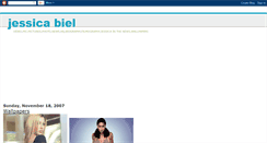 Desktop Screenshot of jessicabiel-fan.blogspot.com