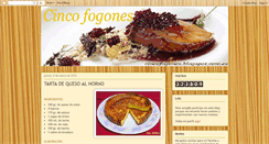 Desktop Screenshot of cincofogones.blogspot.com