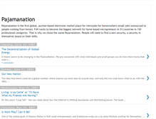 Tablet Screenshot of pajamanation.blogspot.com