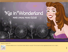 Tablet Screenshot of kleinwonderland.blogspot.com