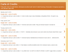 Tablet Screenshot of carte-di-credito.blogspot.com