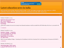 Tablet Screenshot of indiaeduguide.blogspot.com