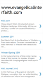 Mobile Screenshot of evangelicalinterfaith.blogspot.com