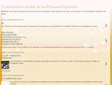 Tablet Screenshot of maravillosomundoespecial.blogspot.com