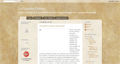 Desktop Screenshot of laguardiaeterna.blogspot.com