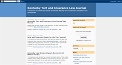 Desktop Screenshot of kytortlaw.blogspot.com