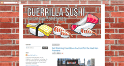 Desktop Screenshot of guerrillasushi.blogspot.com