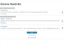 Tablet Screenshot of extremewealth.blogspot.com
