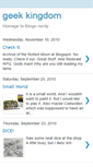 Mobile Screenshot of geekkingdom.blogspot.com