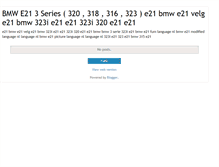 Tablet Screenshot of bmw3seriese21.blogspot.com