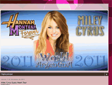 Tablet Screenshot of hannahymileyworldargentina.blogspot.com