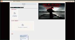 Desktop Screenshot of andmysilencewrotea1000words.blogspot.com