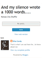Mobile Screenshot of andmysilencewrotea1000words.blogspot.com