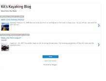 Tablet Screenshot of kitkayaks.blogspot.com