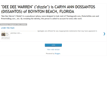 Tablet Screenshot of deedeewarren1.blogspot.com